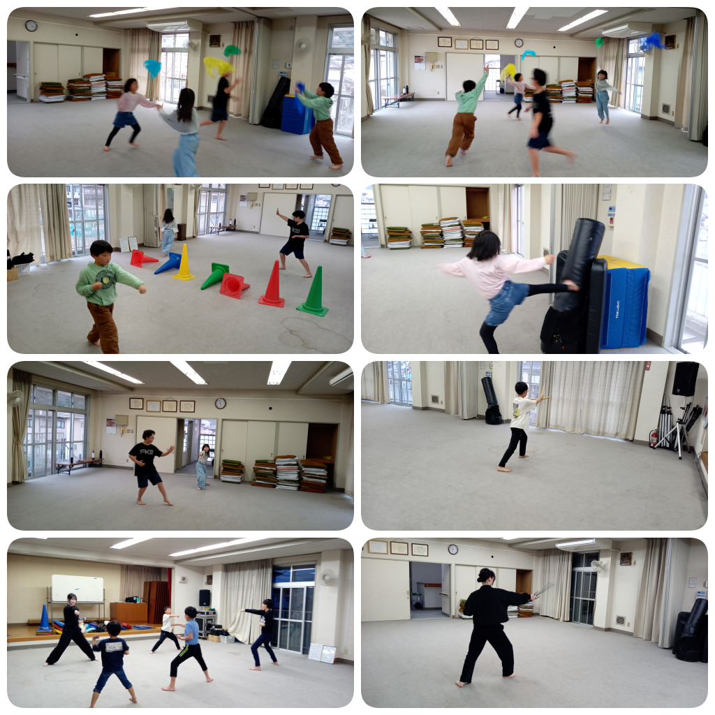 深川空手教室 月曜クラスの様子