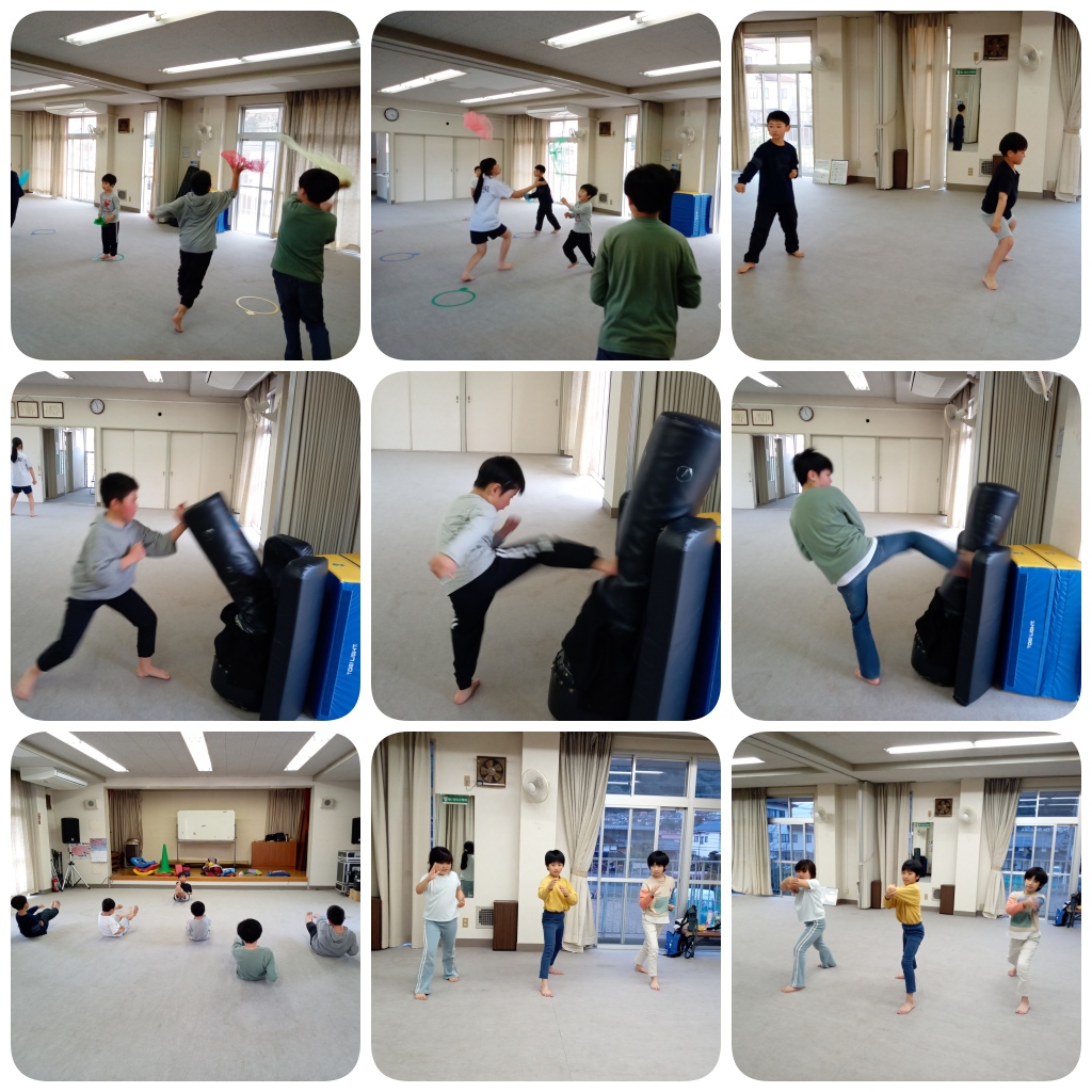 深川空手教室 金曜クラス 稽古の様子