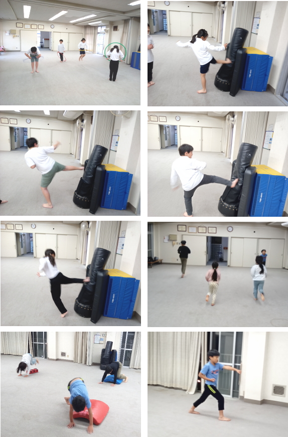 深川空手教室 金曜日 ミット打ち稽古