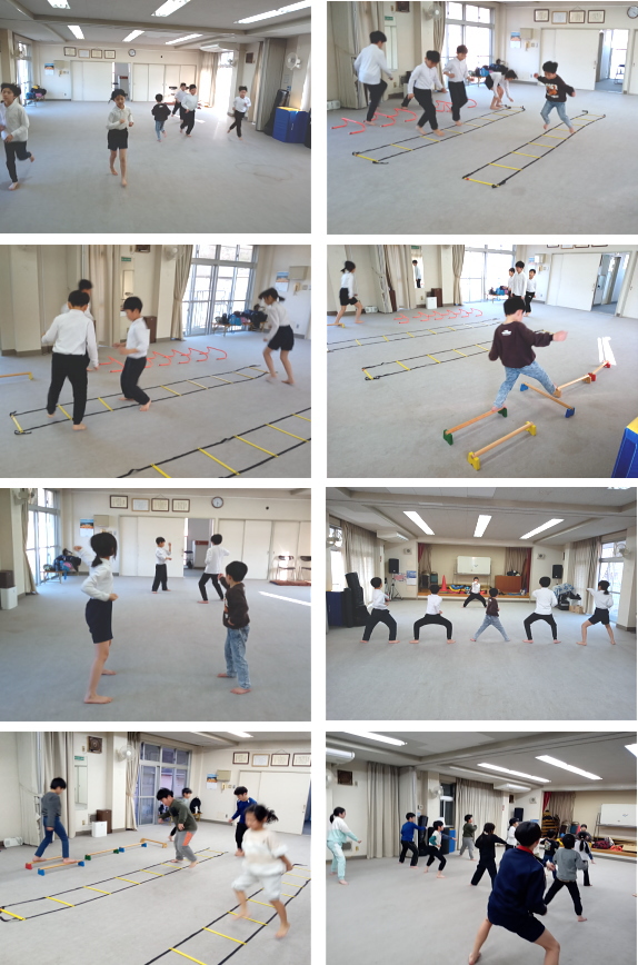 深川空手教室 金曜クラス 稽古の様子