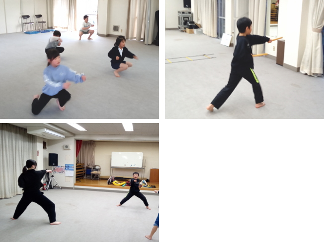 深川空手教室 月曜クラス 稽古風景