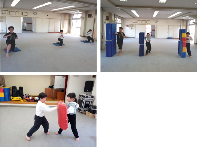 深川空手教室 月曜クラス 稽古の様子