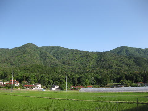 三田空手教室　山の風景