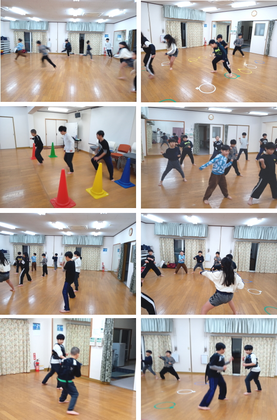 矢口が丘教室 初稽古の様子