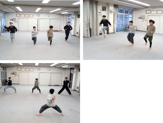 深川空手教室金曜クラス　稽古の様子