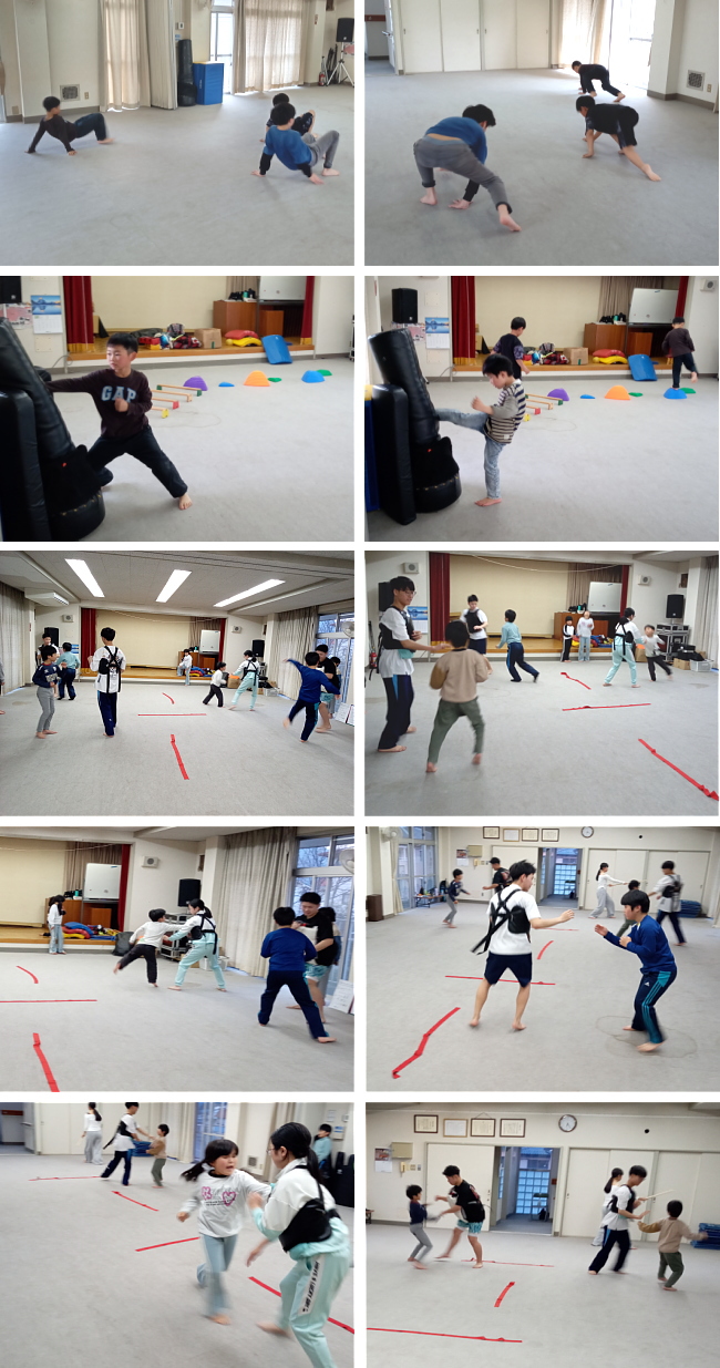 深川空手教室 金曜クラス 稽古の様子