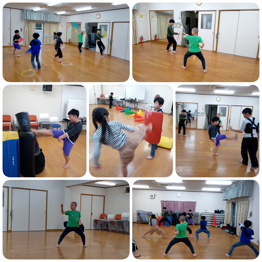 矢口が丘空手教室 稽古の様子