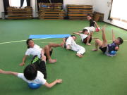 三田空手教室 ボールトレーニング2