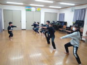 空手 突きの稽古