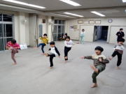 深川空手教室 2026年 初稽古の様子