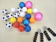 ミニボールを使って握力アップトレーニング