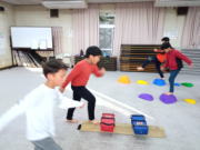 落合空手教室 平衡感覚 バランス感覚を養う