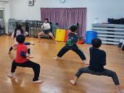 矢口が丘空手教室 締めの突き