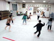 落合空手教室鬼ごっこトレーニング