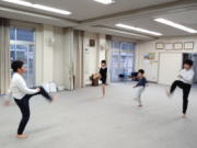 深川空手教室 後半クラス 稽古の様子