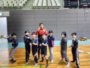 子ども運動空手教室から安佐北区ふれあいマラソン大会に出場