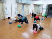 矢口が丘空手教室 ボールトレーニング