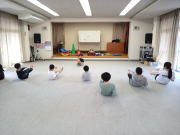 深川空手教室 金曜クラス 締めの突き