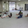 深川空手教室 V字バランス