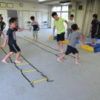 深川空手教室 ラダー＋跳び箱トレーニング