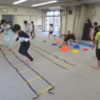 安佐北区 深川 空手教室 小学生 バランストレーニング