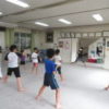 安佐北区 落合 空手 小学生 稽古