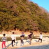 河川敷 空手