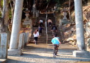 神社 階段 ダッシュ