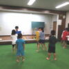 ミット打ち　三田教室