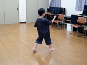 空手 形の稽古