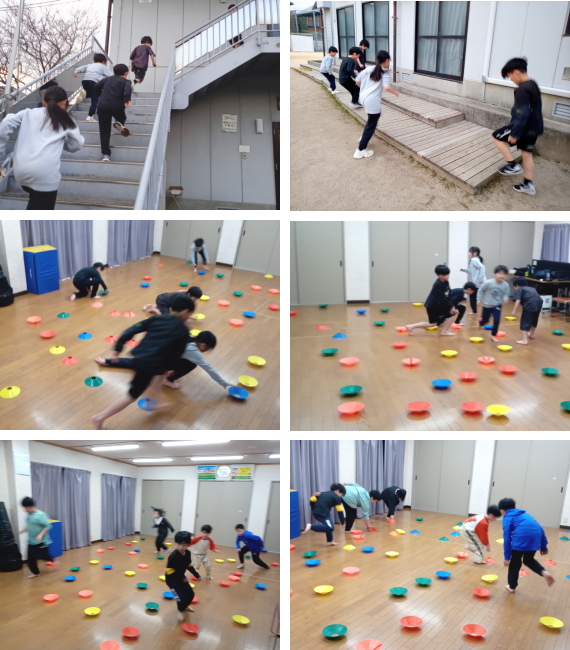 可部空手教室 稽古の様子