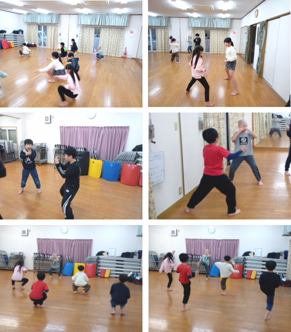 矢口が丘空手教室 稽古の様子