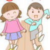 子ども 廊下を歩きましょう